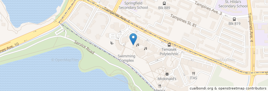Mapa de ubicacion de Bread Board en Singapura, Southeast.