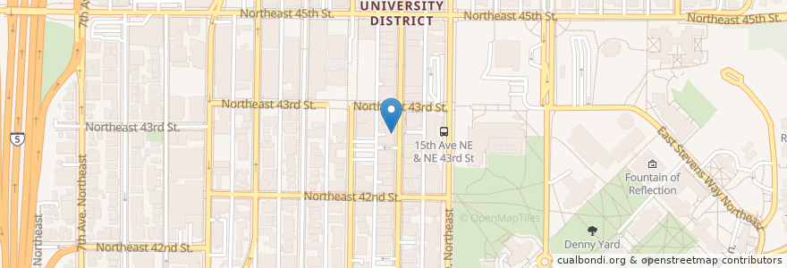 Mapa de ubicacion de Pho Shizzle Too! en 미국, 워싱턴, King County, Seattle.