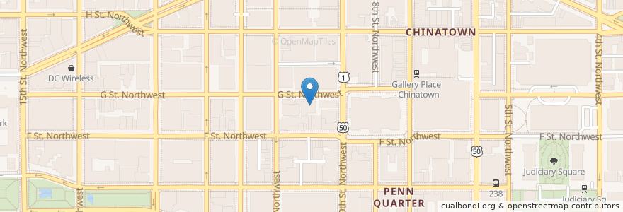 Mapa de ubicacion de Mead Theatre Lab en Amerika Syarikat, Washington, D.C., Washington.
