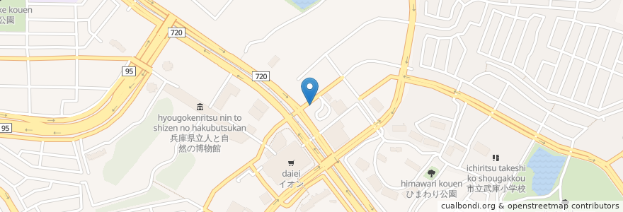 Mapa de ubicacion de 三田警察署フラワータウン交番 en 日本, 兵库县/兵庫縣, 三田市.