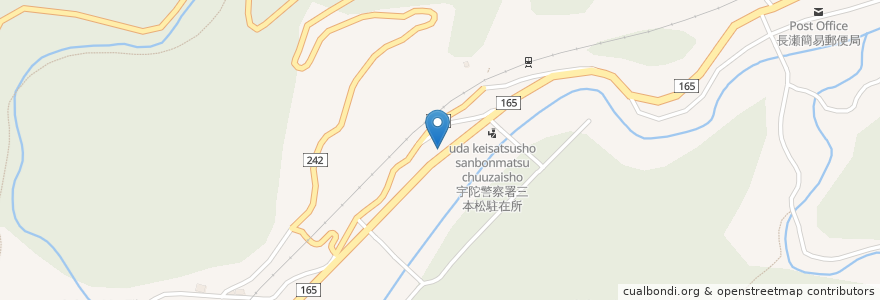 Mapa de ubicacion de 宇陀警察署三本松駐在所 en 日本, 奈良県, 宇陀市.