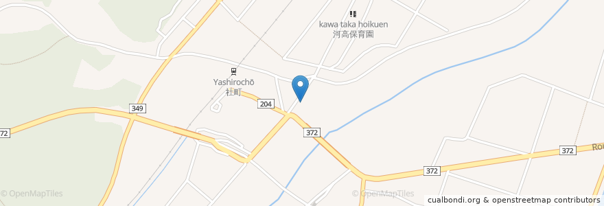 Mapa de ubicacion de 滝野河高郵便局 en 日本, 兵库县/兵庫縣, 加東市.