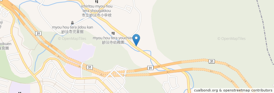 Mapa de ubicacion de 神戸妙法寺郵便局 en Jepun, 兵庫県, 神戸市, 須磨区.