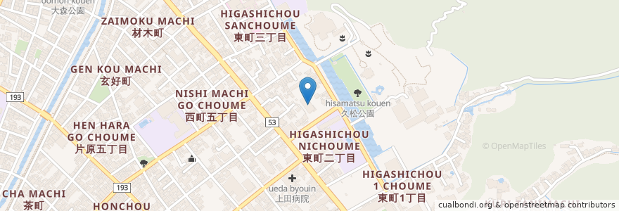 Mapa de ubicacion de 鳥取地方法務局 en Jepun, 鳥取県, 鳥取市.