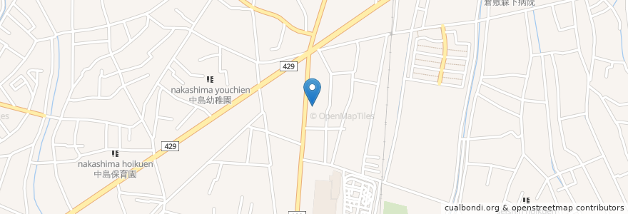 Mapa de ubicacion de 倉敷中島郵便局 en Japonya, 岡山県, 倉敷市.
