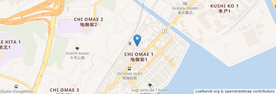Mapa de ubicacion de 広島県厚生農業協同組合連合会廣島総合病院 en Япония, Хиросима, Хацукаити.