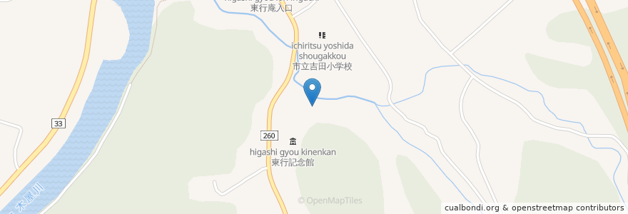 Mapa de ubicacion de 吉田緑保育園 en Jepun, 山口県, 下関市.