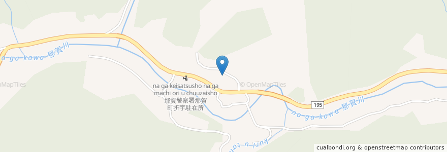 Mapa de ubicacion de 町立北川小学校 en Japan, Präfektur Tokushima, 那賀郡, 那賀町.