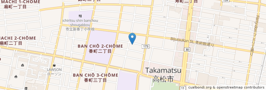 Mapa de ubicacion de みくに幼稚園 en Япония, Кагава, 高松市.