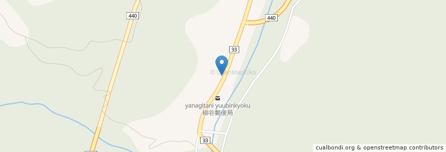 Mapa de ubicacion de 久万高原警察署柳谷駐在所 en Japon, Préfecture D'Ehime, 上浮穴郡, 久万高原町.