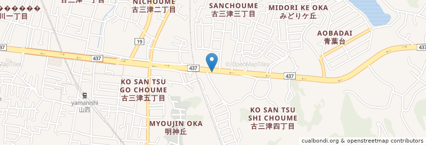 Mapa de ubicacion de 仁心会井関整形外科病院 en 日本, 愛媛県, 松山市.