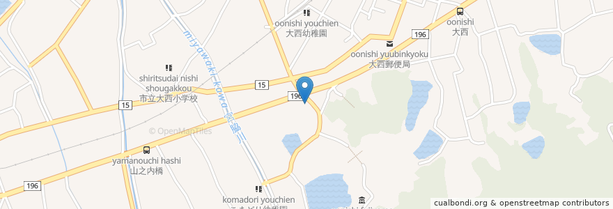 Mapa de ubicacion de 今治警察署大西駐在所 en Japan, Ehime Prefecture, Imabari.