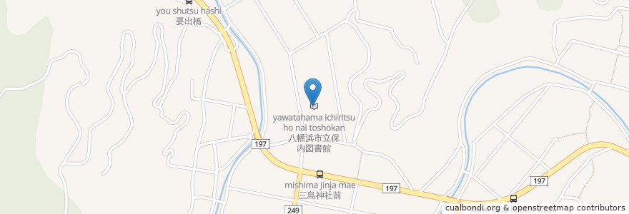 Mapa de ubicacion de 八幡浜警察署保内交番 en Япония, Эхимэ, 八幡浜市.
