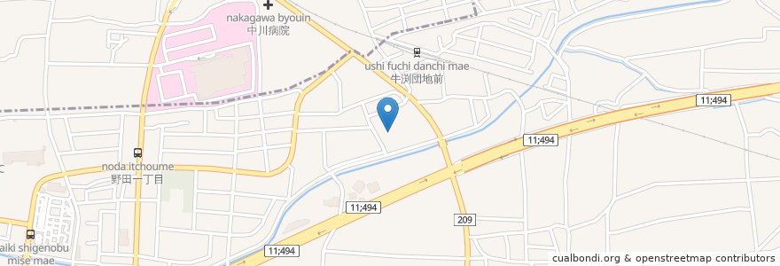 Mapa de ubicacion de 南吉井第二保育所 en Япония, Эхимэ, 東温市.