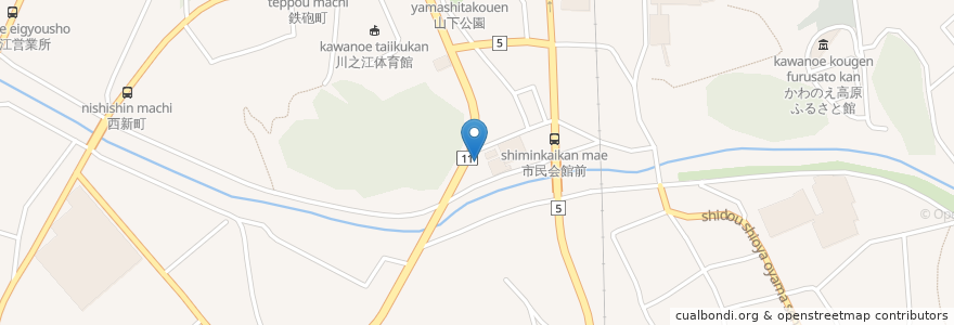 Mapa de ubicacion de 四国中央警察署川之江交番 en 日本, 爱媛县, 四国中央市.