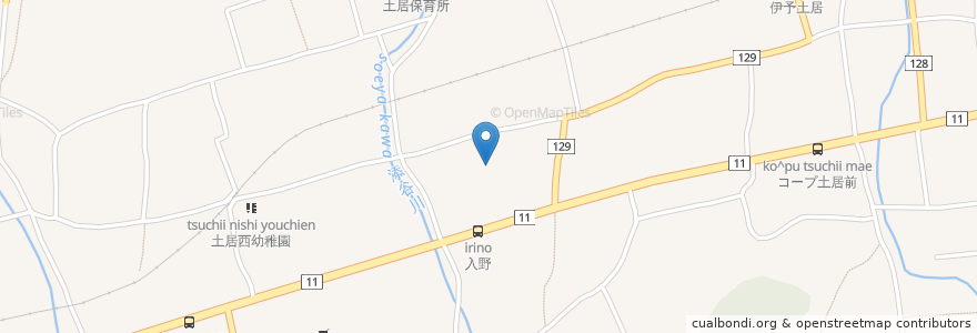 Mapa de ubicacion de 松風病院 en Япония, Эхимэ, 四国中央市.