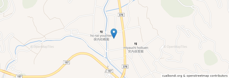 Mapa de ubicacion de 市立宮内小学校 en Giappone, Prefettura Di Ehime, 八幡浜市.