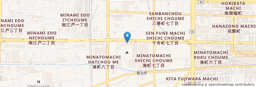 Mapa de ubicacion de 市立新玉小学校 en Jepun, 愛媛県, 松山市.