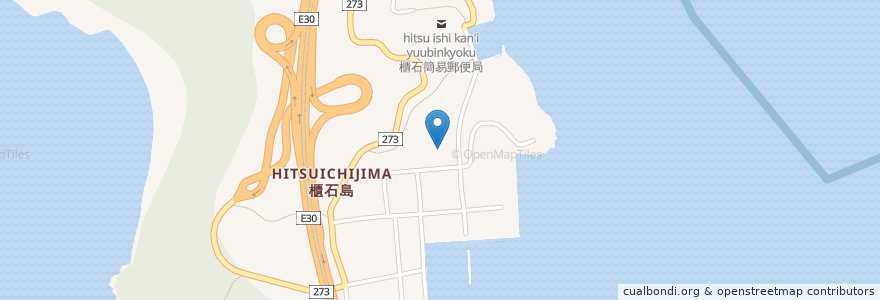 Mapa de ubicacion de 市立櫃石小学校 en Japon, Préfecture De Kagawa, 坂出市.