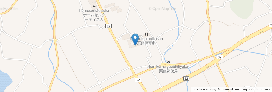 Mapa de ubicacion de 市立綾歌中学校 en Japan, 香川県, 丸亀市.