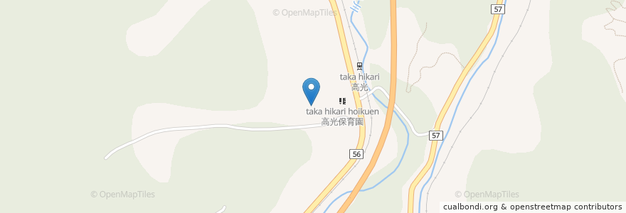 Mapa de ubicacion de 市立高光小学校 en 일본, 에히메현, 에히메현.