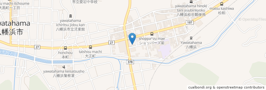 Mapa de ubicacion de 愛媛労働局八幡浜労働基準監督署 en Jepun, 愛媛県, 八幡浜市.
