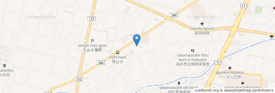 Mapa de ubicacion de 愛育幼稚園 en ژاپن, 香川県, 高松市.