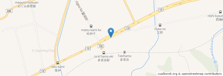 Mapa de ubicacion de 新居浜警察署多喜浜駐在所 en Japon, Préfecture D'Ehime, 新居浜市.