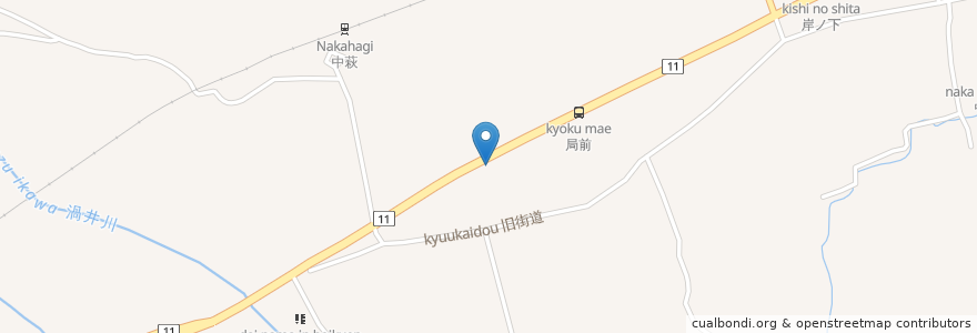 Mapa de ubicacion de 新居浜警察署大生院駐在所 en Japon, Préfecture D'Ehime, 新居浜市.