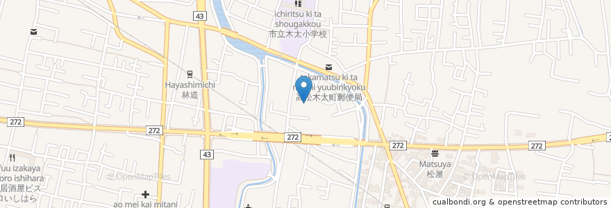 Mapa de ubicacion de 木太幼稚園 en Japan, 香川県, 高松市.