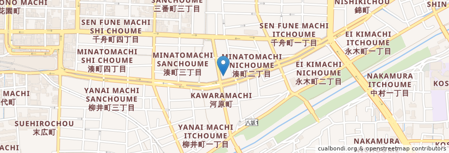Mapa de ubicacion de 松山市消防局東消防署城東支署 en 일본, 에히메현, 松山市.
