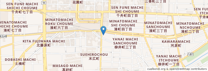 Mapa de ubicacion de 松山笠置記念 心臓血管病院 en 日本, 愛媛県, 松山市.
