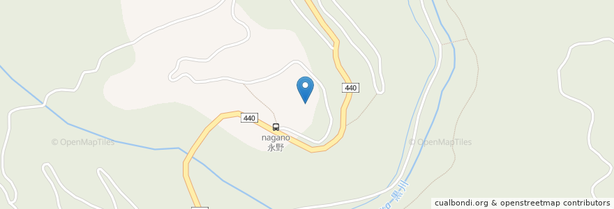 Mapa de ubicacion de 町立柳谷小学校 en Japon, Préfecture D'Ehime, 上浮穴郡, 久万高原町.