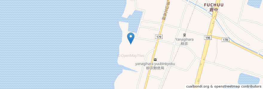 Mapa de ubicacion de 白百合保育園 en 日本, 爱媛县, 松山市.