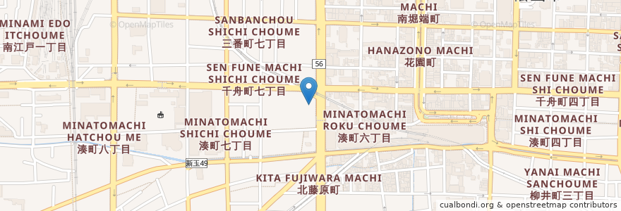 Mapa de ubicacion de 私立済美高等学校 en Japan, Präfektur Ehime, 松山市.