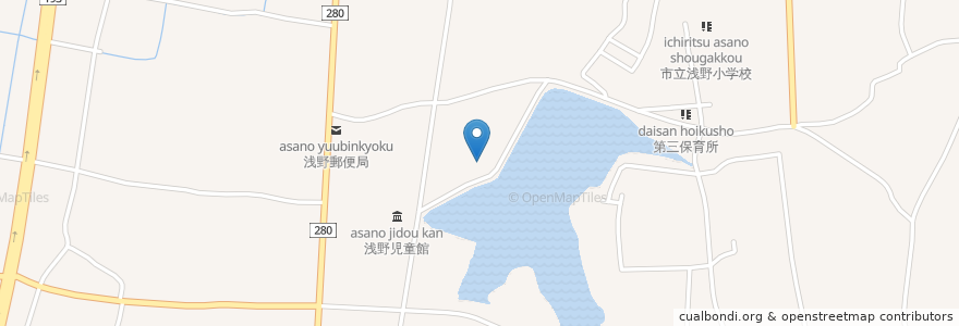 Mapa de ubicacion de 第二保育所 en Japonya, 香川県, 高松市.