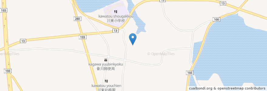 Mapa de ubicacion de 第四保育所 en Japão, 香川県, 高松市.