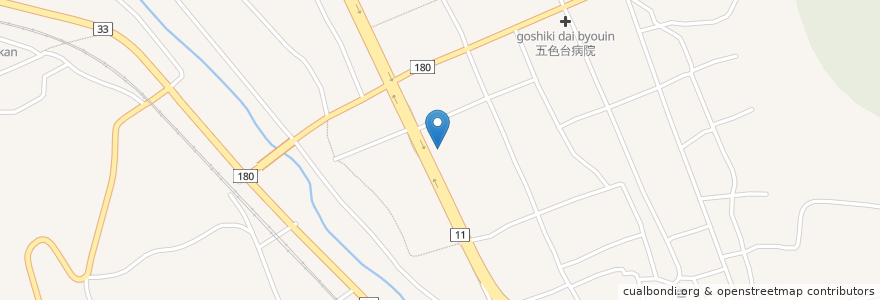 Mapa de ubicacion de 西山脳神経外科病院 en Japan, 香川県, 坂出市.