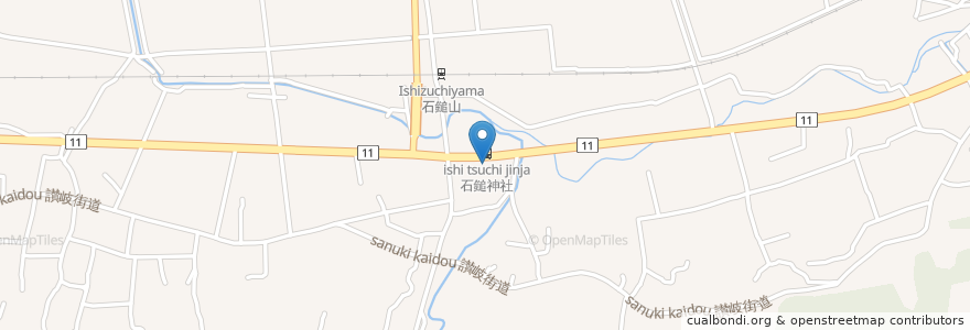 Mapa de ubicacion de 西条西田郵便局 en Japon, Préfecture D'Ehime, 西条市.