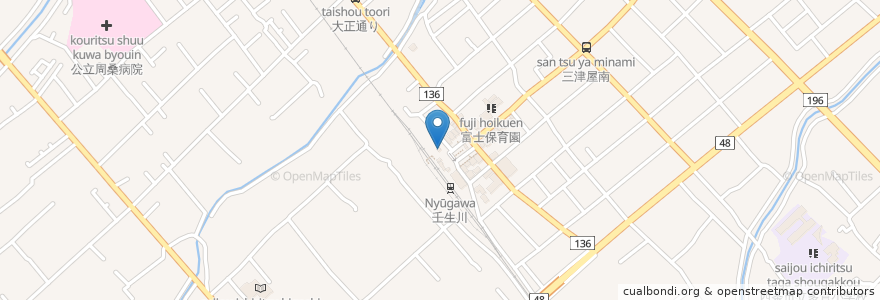 Mapa de ubicacion de 西条西警察署駅前交番 en Japan, Präfektur Ehime, 西条市.