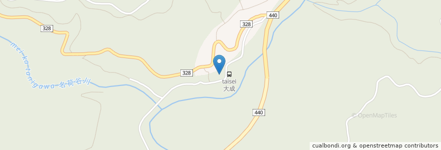 Mapa de ubicacion de 西谷郵便局 en Jepun, 愛媛県, 上浮穴郡, 久万高原町.