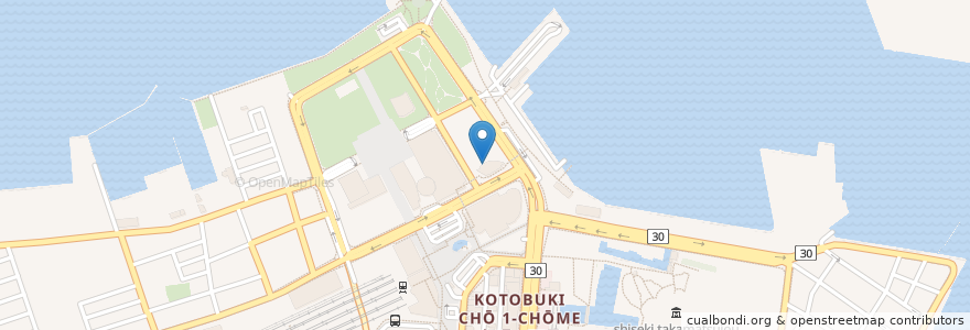 Mapa de ubicacion de 香川県高松港管理事務所 en Japão, 香川県, 高松市.