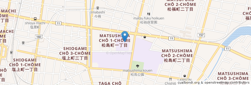 Mapa de ubicacion de 高松中央高校幼稚園 en Japan, 香川県, 高松市.