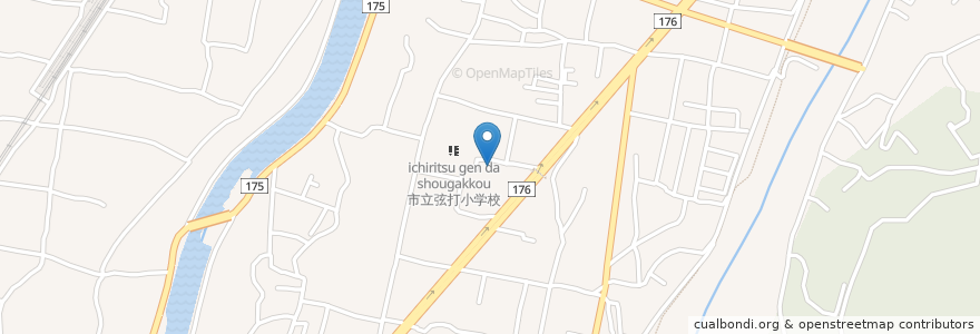 Mapa de ubicacion de 高松市立弦打保育所 en ژاپن, 香川県, 高松市.