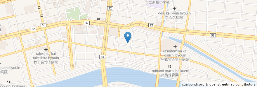 Mapa de ubicacion de 高知南はりまや町郵便局 en Japão, 高知県, 高知市.