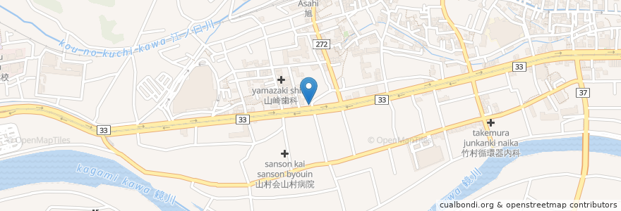 Mapa de ubicacion de 高知旭郵便局 en 日本, 高知県, 高知市.