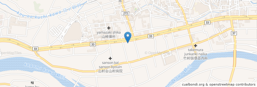 Mapa de ubicacion de 高知警察署旭交番 en Jepun, 高知県, 高知市.