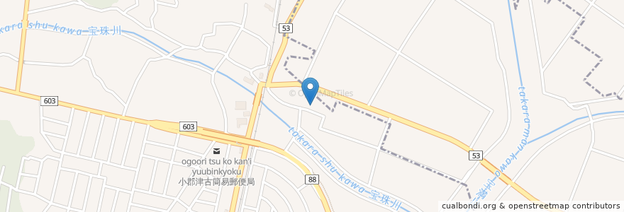 Mapa de ubicacion de せいわ会聖和記念病院 en اليابان, محافظة فوكوكا, 筑紫野市.