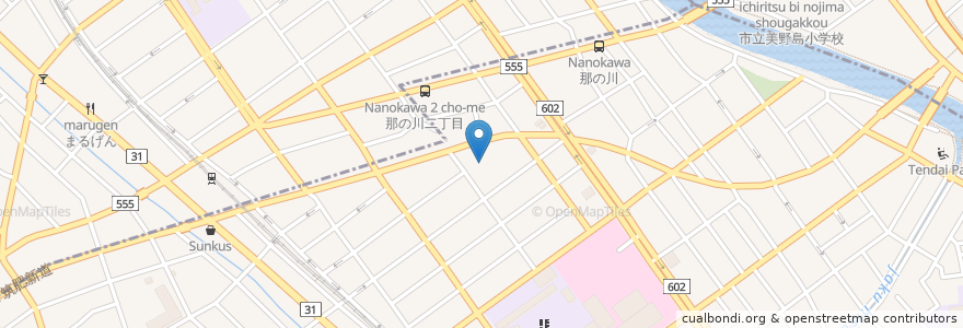 Mapa de ubicacion de カトリック聖クララ幼稚園 en Япония, Фукуока, 福岡市, 南区.