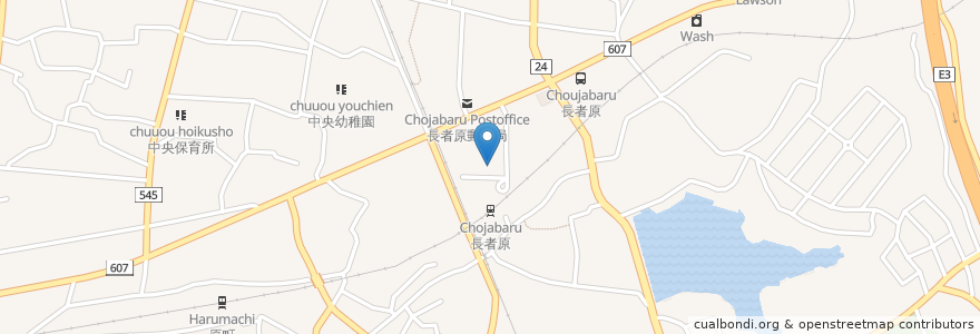 Mapa de ubicacion de 三誠会ひまわり病院 en Japonya, 福岡県, 糟屋郡, 粕屋町.